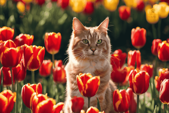 Are tulips toxic to cats